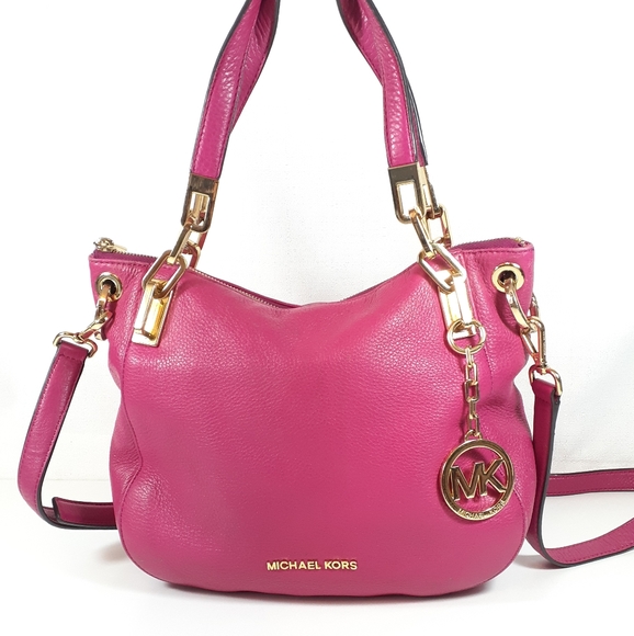 Michael Kors Handbags - Michael Kors Pink Leather Purse Shoulder Bag